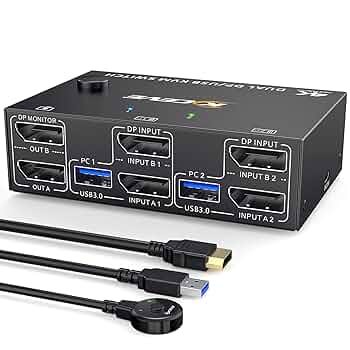 デュアルモニター USB3.0 KVM 切替器 Amazon.co.jp: 【Amazon.co.jp 限定】HDMI KVM 切替器 2PC 切替